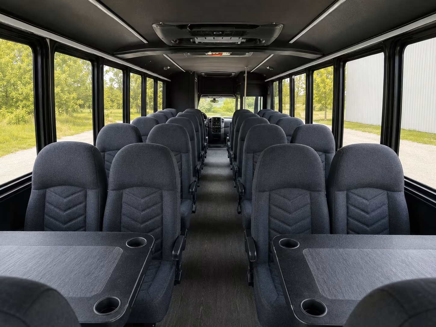 18 passenger minibus inside
