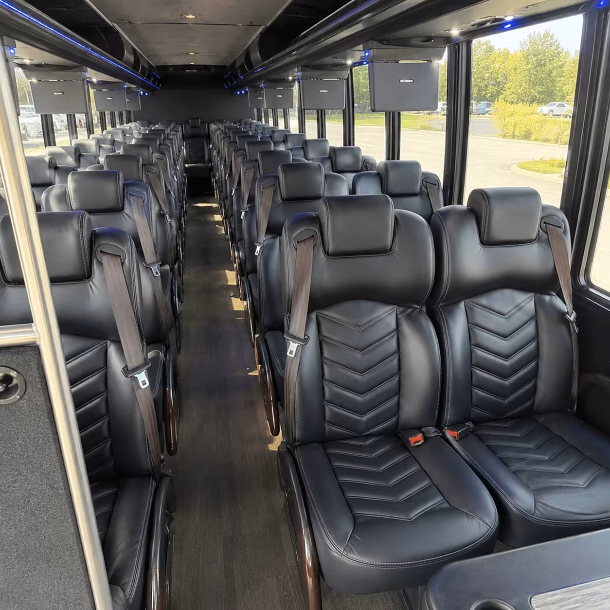 25 passenger minibus inside