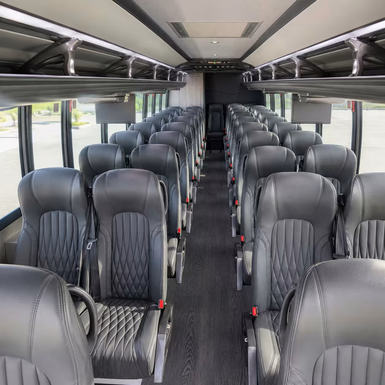 25 passenger minibus interior