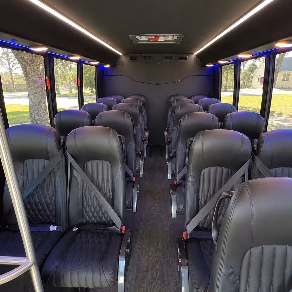 30 passenger minibus interior
