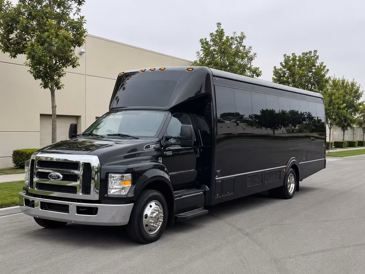davie wedding party bus and minibus rentals side by side