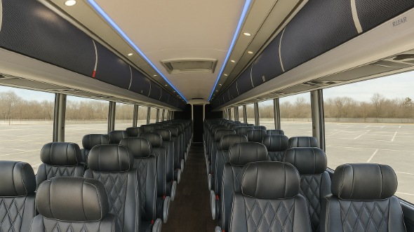 50 passenger charter bus interior davie