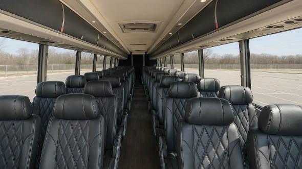 55 passenger charter bus interior davie