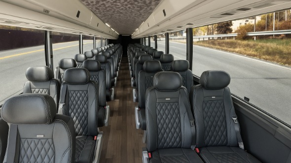 davie 15 passenger minibus inside