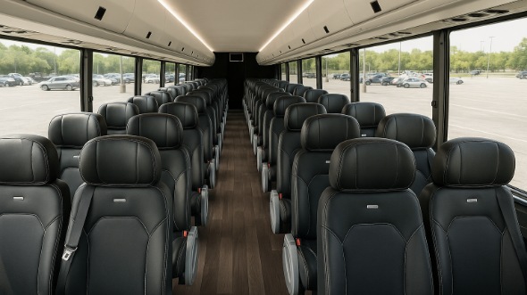 davie 18 passenger minibus inside