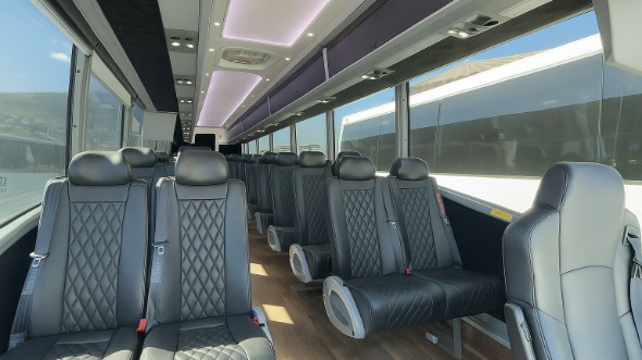 davie 20 passenger minibus inside