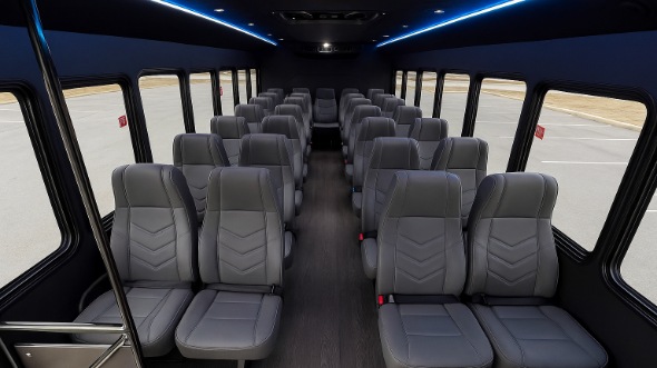 davie 25 passenger minibus inside