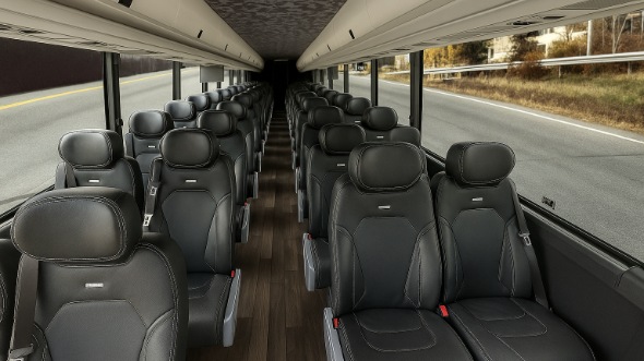davie 28 passenger minibus inside