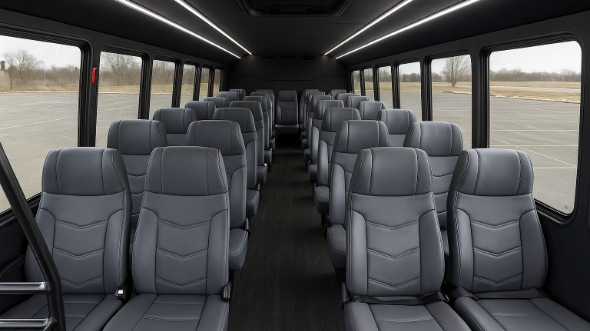 davie 30 passenger minibus inside