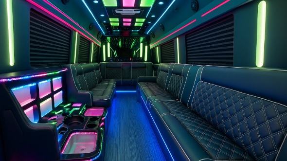 davie party bus rental inside
