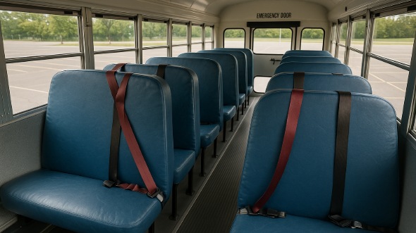 school bus rental interior davie